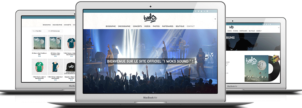 Raphaël Gellon, webmaster pour la création du site internet I Woks. Site web au format responsive design.