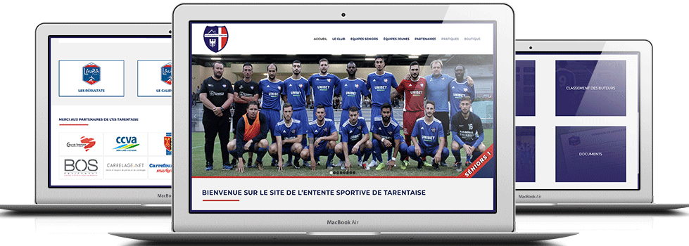 Conception du site internet pour l'Entente Sportive de Tarentaise