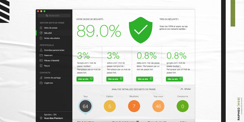 Aperçu de Dashlane, le gestionnaire de mots de passe qui vous facilite la vie !