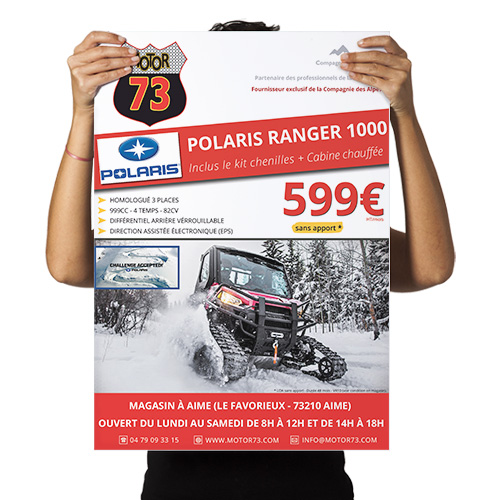 Création de flyer format A5