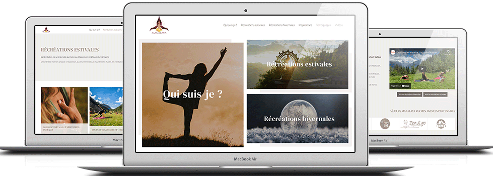 Conception du site vitrine pour Manalaya