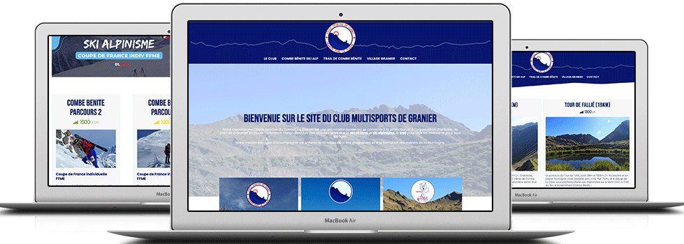 Site internet Combe Bénite à Granier