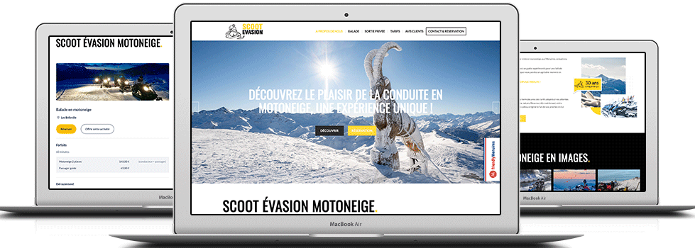 Site internet Scoot Evasion aux Menuires