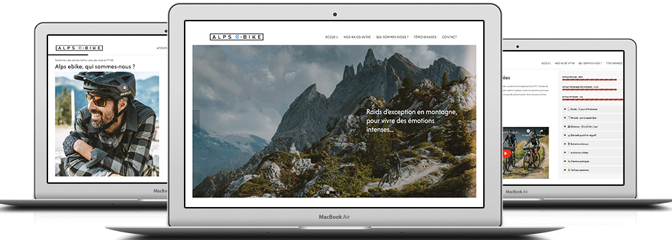 Création du site internet Alps E-bike