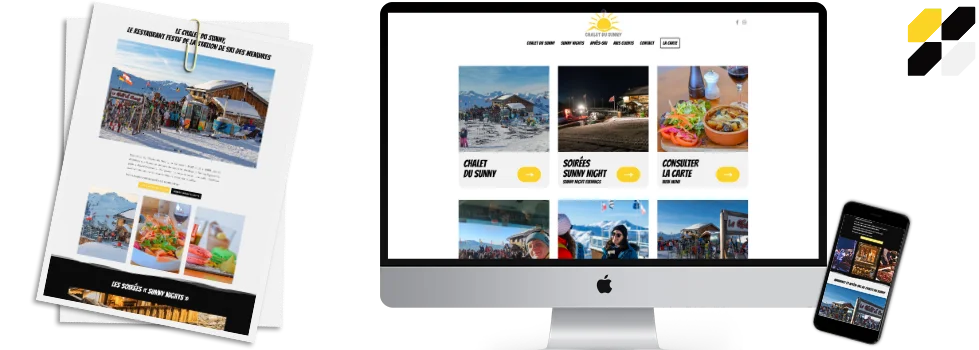 Création de site internet Chalet du Sunny Création de site internet Chalet du Sunny