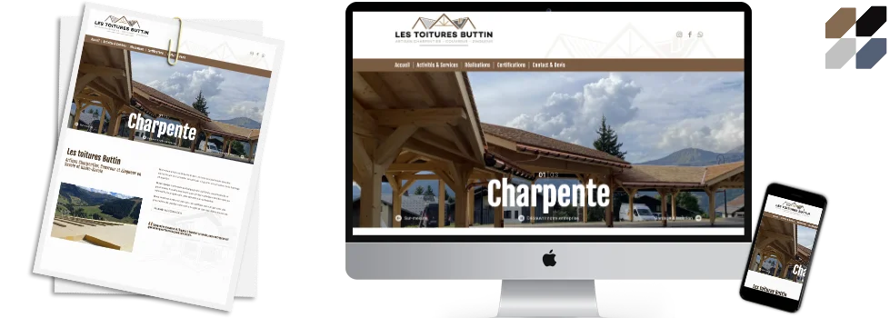 Création de site internet Toiture Buttin Création de site internet Toiture Buttin