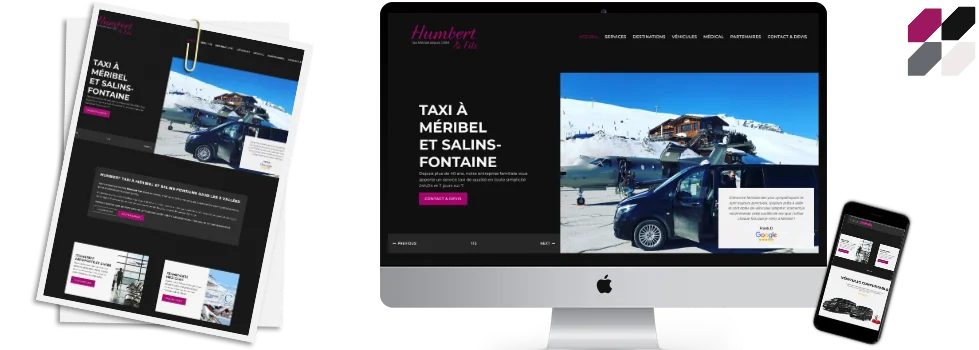 Création de site internet Taxi Humbert Création de site internet Taxi Humbert